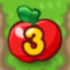 リンゴ増加量「3」
